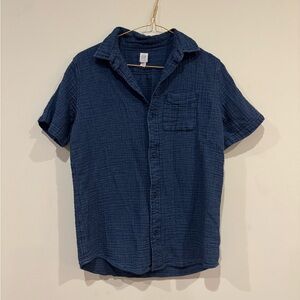 GAP Navy Casual Button Down Shirt